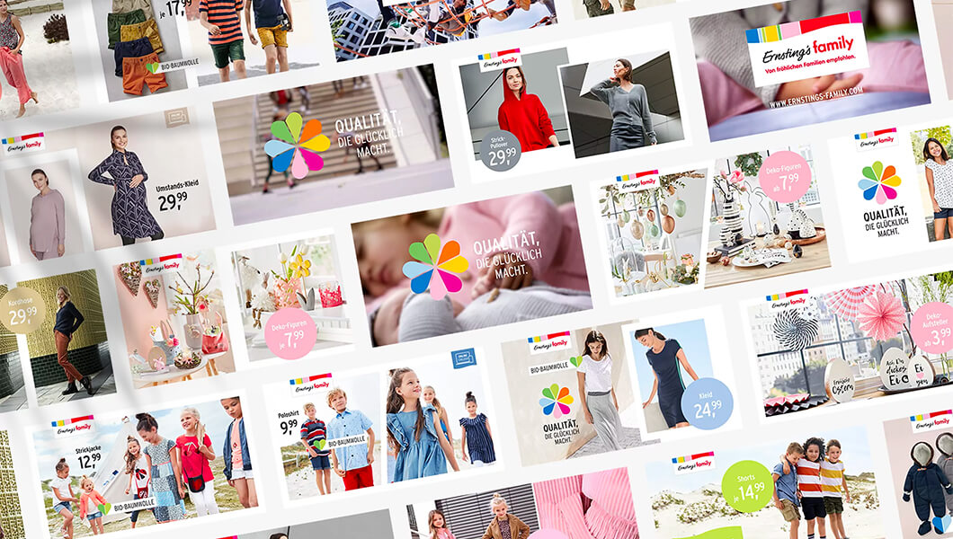 Ernstings family – Online Werbemittel