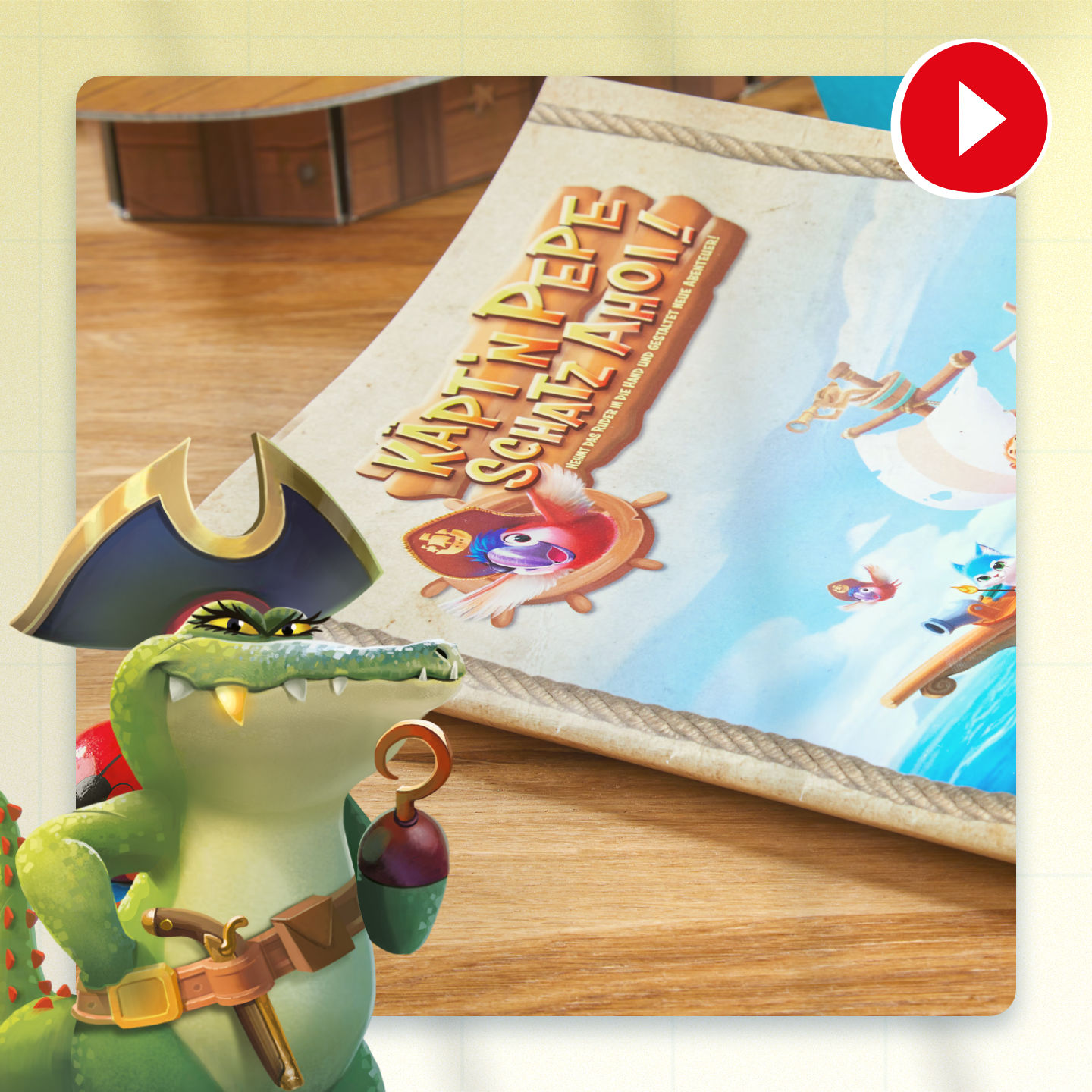 Käpt'n Pepe Goldzahn Lottie Animation