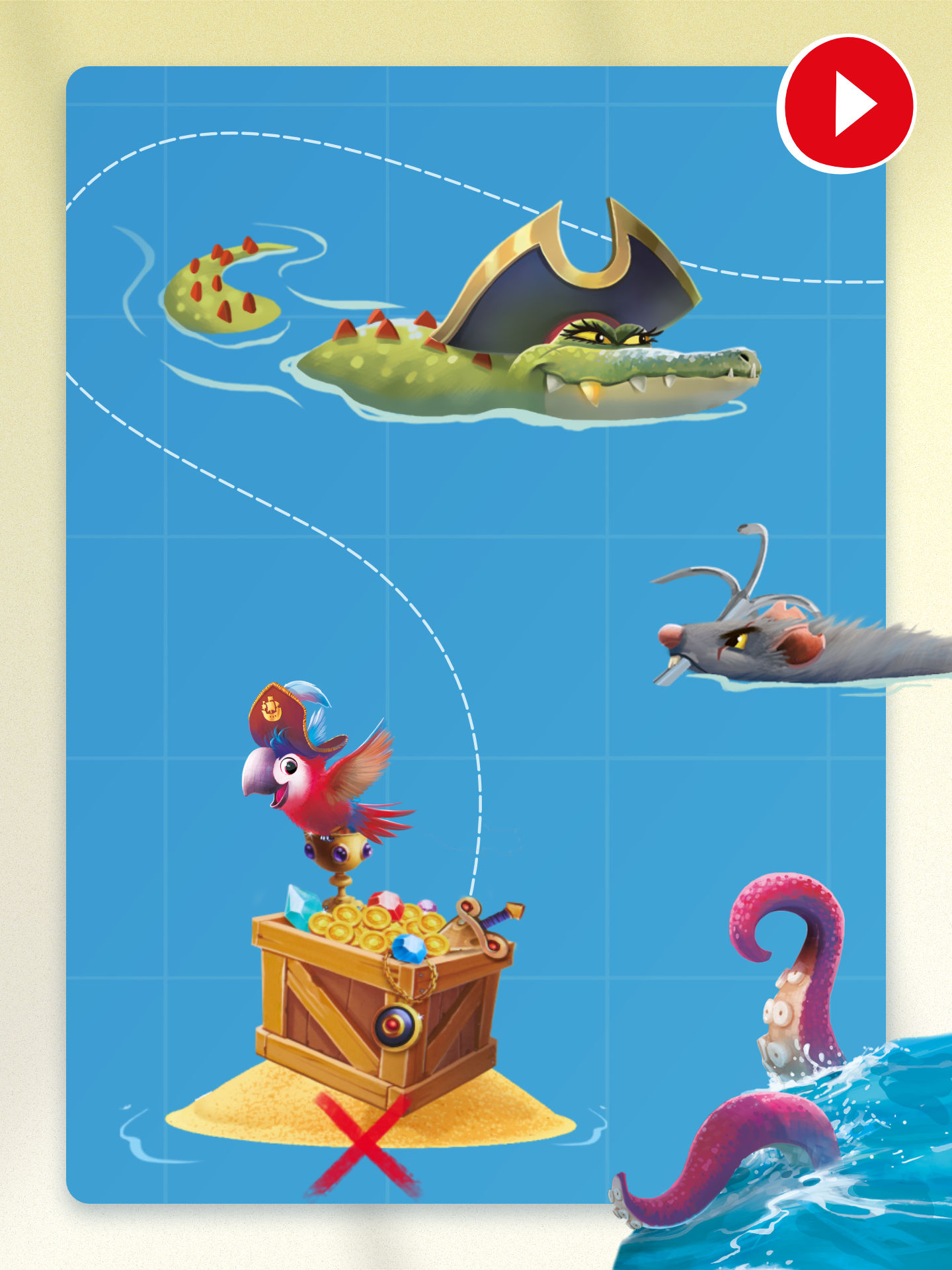 Schatz Ahoi Animation für HABA Play Landingpage