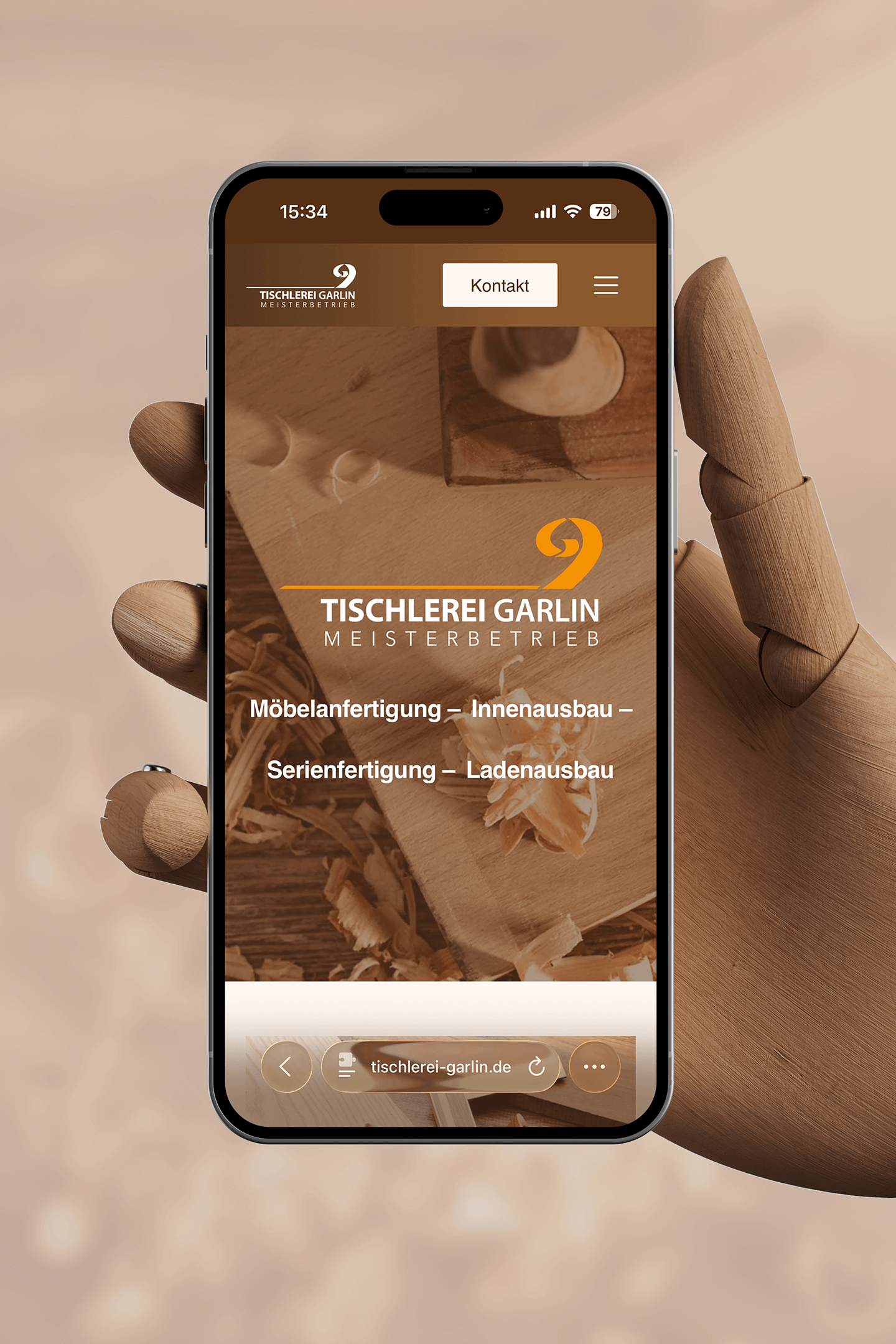 Tischlerei Garlin – Website Relaunch